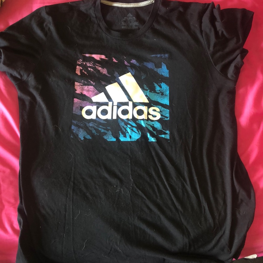 lightly worn adidas tee